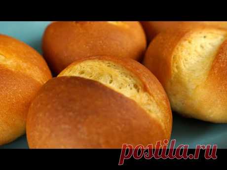 ФРАНЦУЗСКИЕ БУЛОЧКИ со сливочным маслом. ВОЗДУШНЫЕ, с хрустящей корочкой