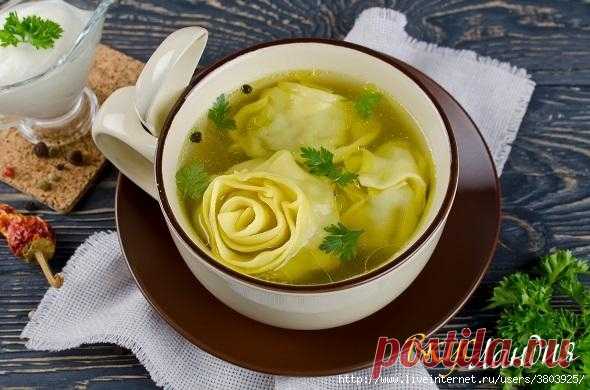 Ленивые пельмени-розочки с мясной начинкой - изысканно красивые, быстрые, получаются всегда