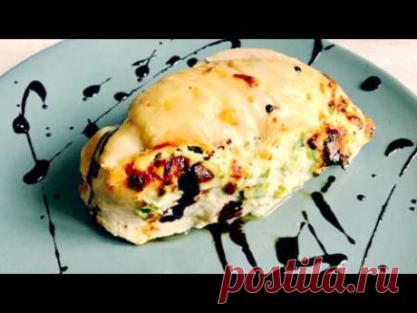 Куриная грудка фаршированная сыром и шпинатом / ВКУСНО И ПОЛЕЗНО