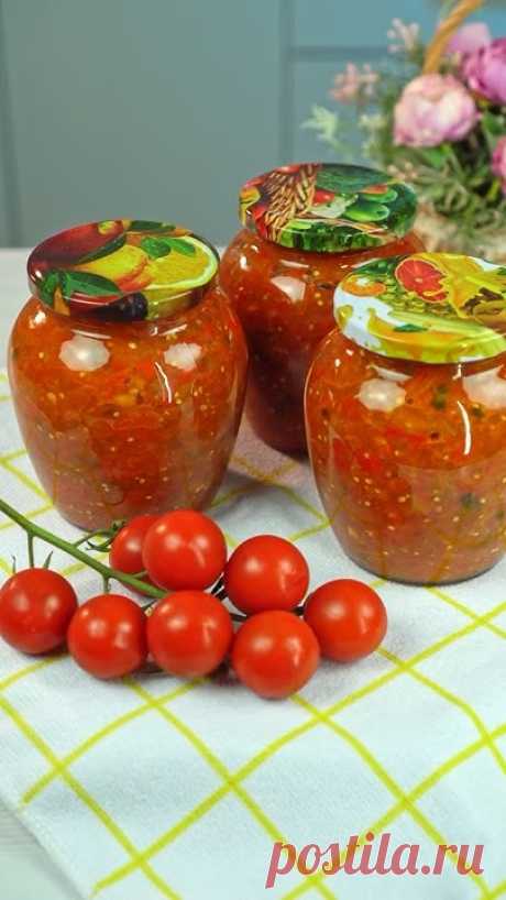 Лютеница по-болгарски 🍆🍅🌶️🍆 1 кг болгарского перца🍆 1 кг баклажанов🍆 1,5 кг помидоров🍆 300 г моркови🍆 7-8 зубчиков чеснока 🍆 3 ст.л сахара🍆 2 ст.л ...