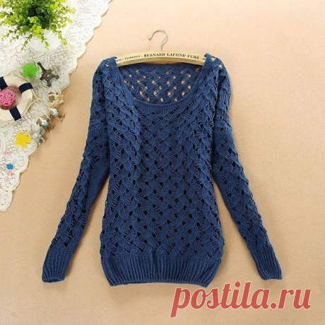 Вязание: схемы для пуловера