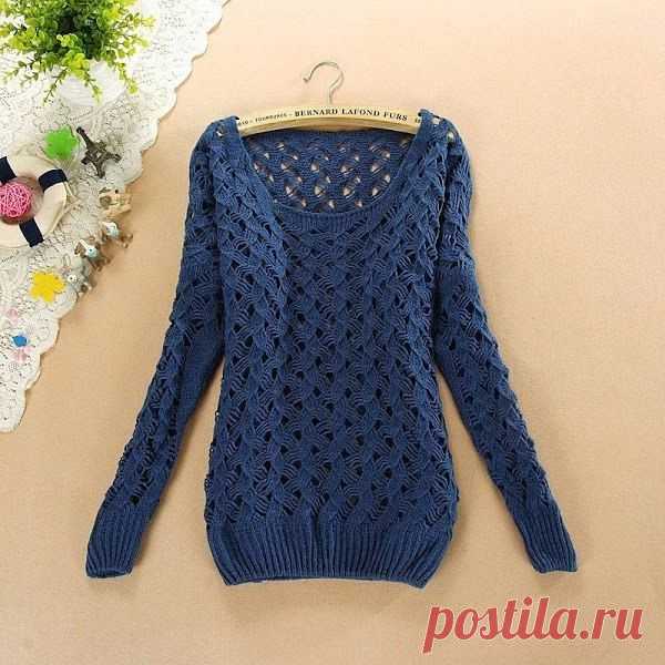 Вязание: схемы для пуловера