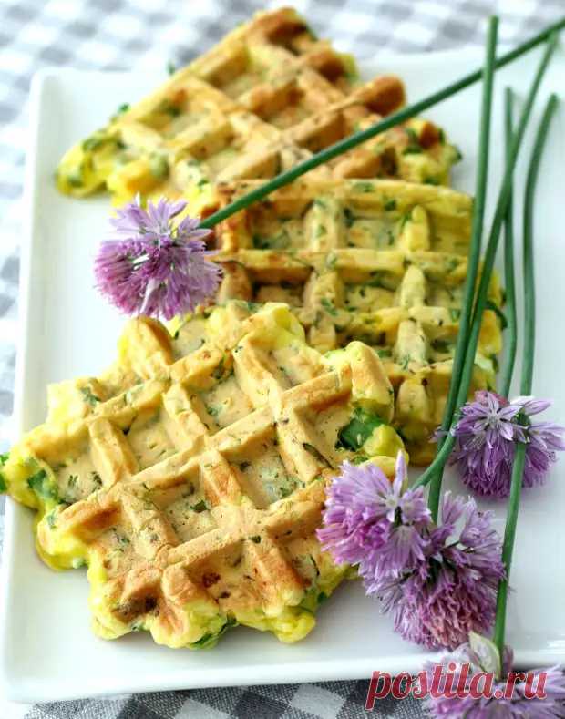 Вафли с яйцом и зелёным луком - Будет вкусно - Медиаплатформа МирТесен