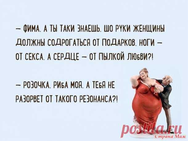 — Фима, что ты думаешь о сексе? — Ой, Моня, не морочь мне голову! У меня 12 детей — мне некогда заниматься теорией! - Страна Мам