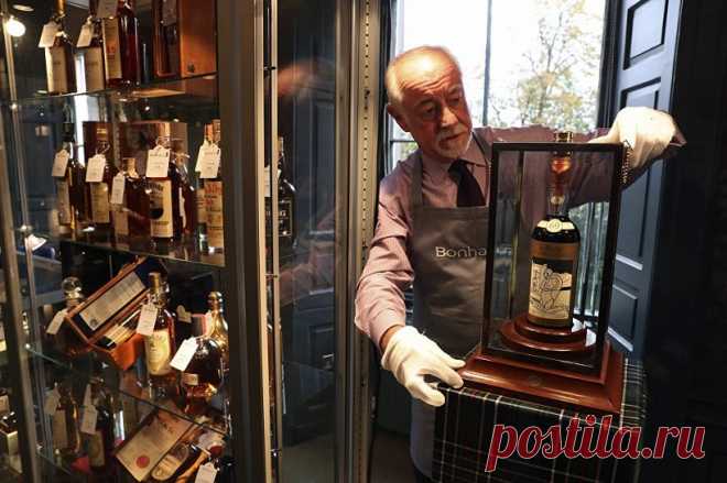 Бутылка виски Macallan 60-летней выдержки продана на торгах в Эдинбурге за $1,1 млн | В мире