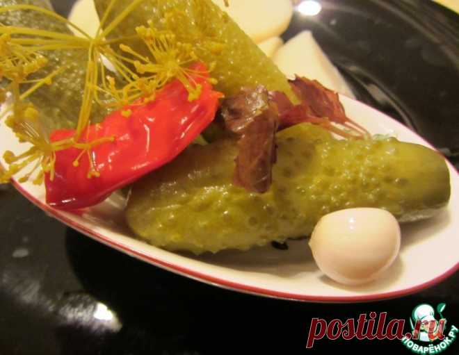 Очень острые маринованные огурцы – кулинарный рецепт