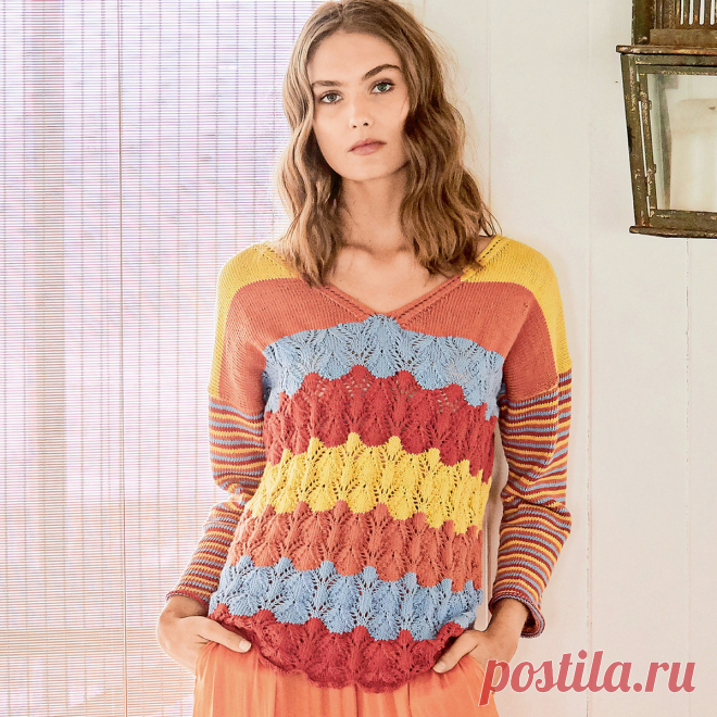 5 классных пуловеров для переменчивой летней погоды | Вязание с Paradosik_Handmade | Дзен