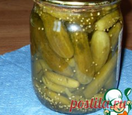 Огурцы маринованные "Как магазинные" - кулинарный рецепт