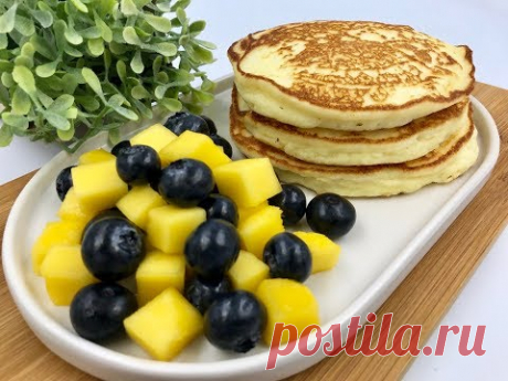 ПП оладьи из рикотты | Оладьи с рисовой мукой
