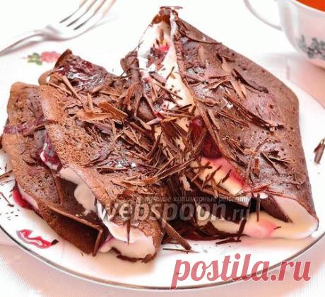 Шоколадные блинчики «Чёрный лес»