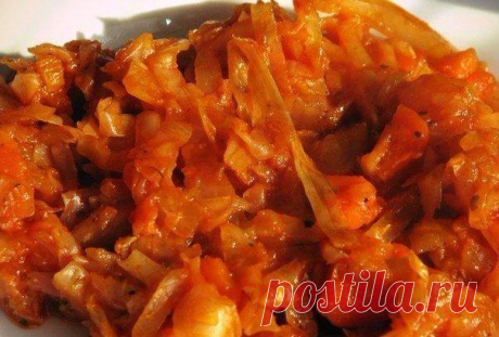 Тушеная капустка, очень вкусно! | Четыре вкуса