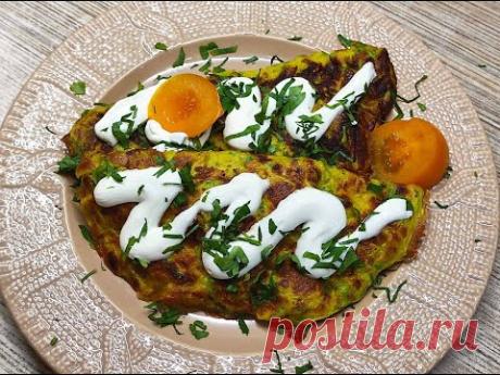 Кабачковые блинчики с мясом и сыром.Сытные блинчики готовятся не сложно, сочные и очень нежные!