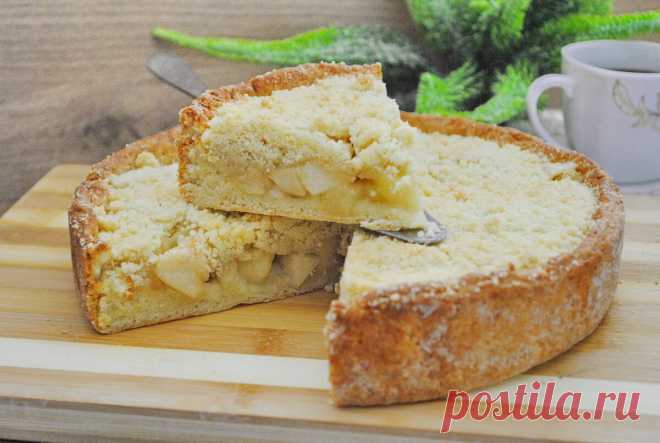 Яблочный Пирог Из Творожного Теста ! Вкусно и просто к чаю ! | Konfeterra | Яндекс Дзен
