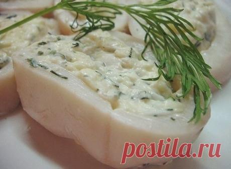 Фаршированные кальмары - Простые рецепты Овкусе.ру