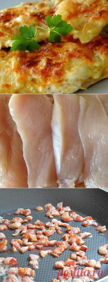 Куриные грудки «Сен-Жак» - золотисто-румяная корочка и сумасшедший аромат .