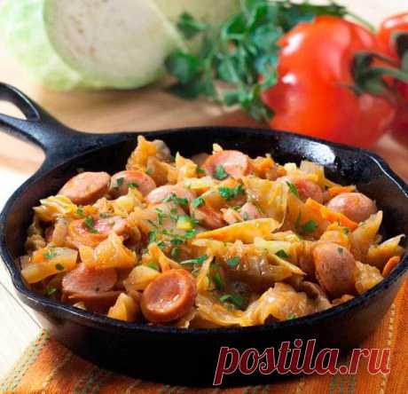 Вкусная солянка с сосисками и капустой — классический рецепт | maggi.ru