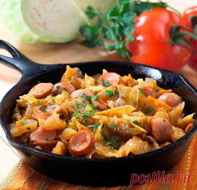 Вкусная солянка с сосисками и капустой — классический рецепт | maggi.ru