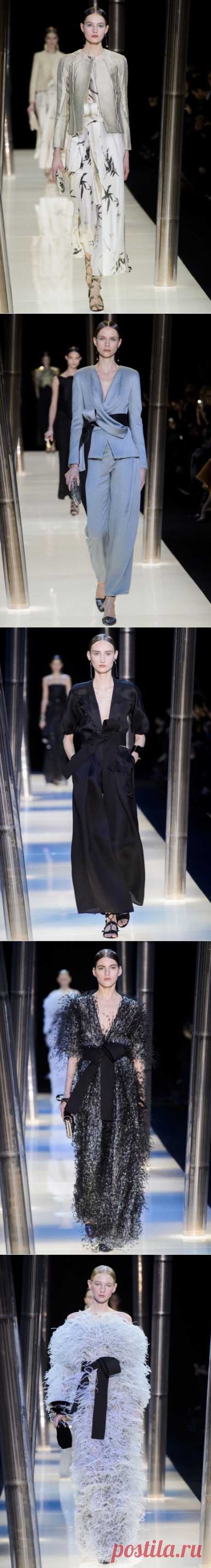 Коллекция Giorgio Armani Privé на неделе высокой моды в Париже