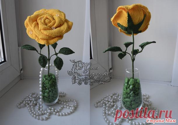 Красивые объемные розы крючком: Дневник группы «ВЯЗАНЫЕ ЦВЕТЫ»: Группы - женская социальная сеть myJulia.ru