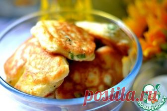 Оладьи с брынзой.