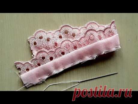 Nova Flor de Bordado Inglês / Flor Delicada