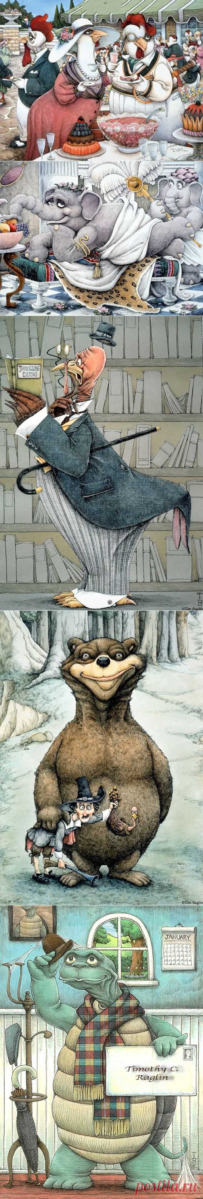 Настроение - это то, что нужно настраивать. Настраиваемся.... Художник Timothy C. Raglin