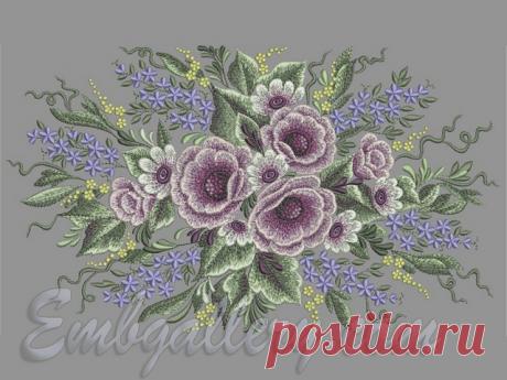 "Жемчужина красоты" | Machine embroidery design