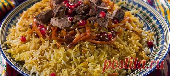 Самаркандский плов. Рецепт Рис промыть так, чтобы последняя вода оставалась прозрачной.