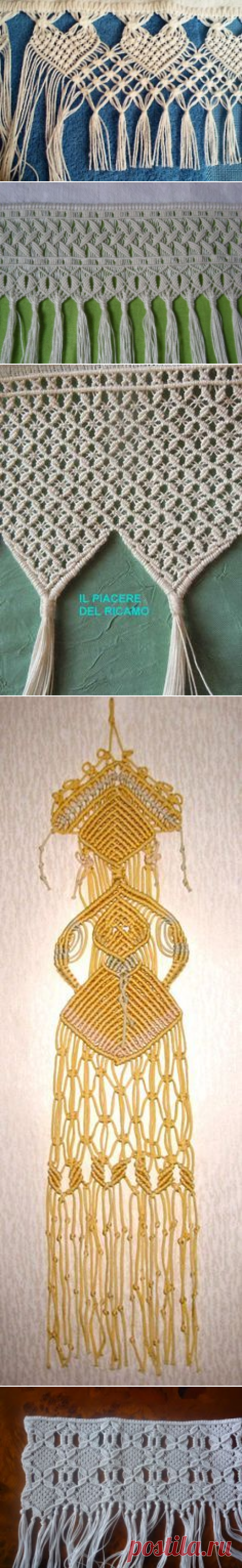 Cuori macramè: / Рукоделие / Макраме / Pinme.ru / Pinme