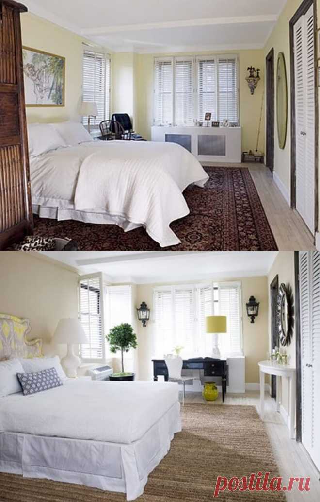 Decoração do Quarto de Casal antes e depois