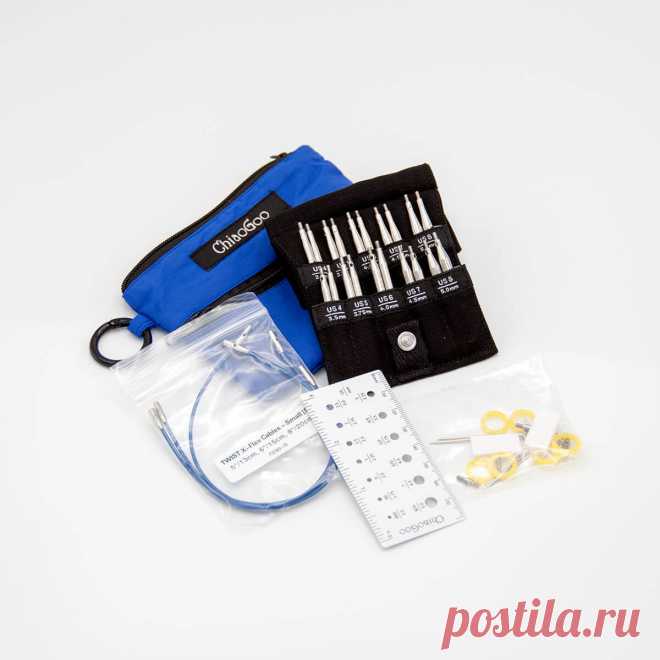 Наборы спиц для вязания Chiaogoo
Twist Shorties Small набор съемных укороченных металлических спиц ChiaoGoo (синий чехол) | поделки к Пасхе