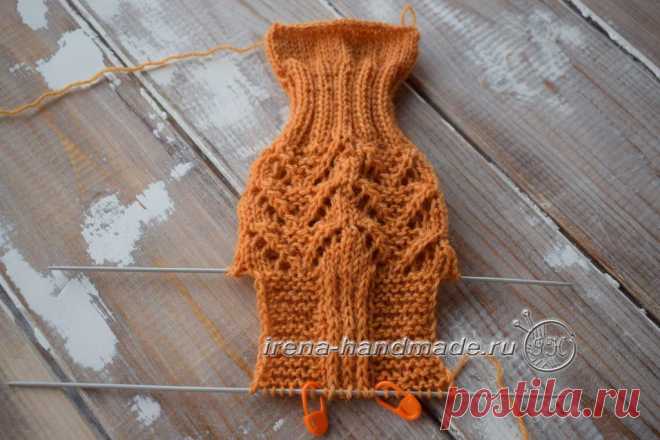 Ажурные носки с узором «Треугольники» (вязание, схемы и фото) - Irena Handmade