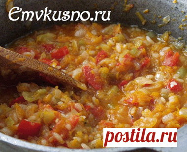 Cалат с рисом: никогда не "взрывается"