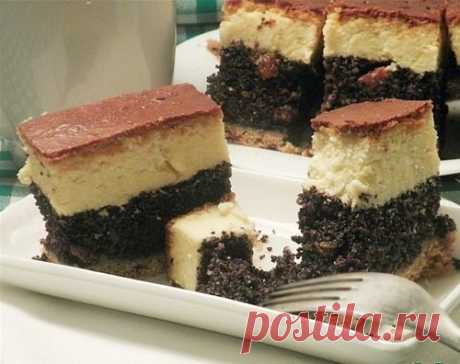 Пирог с творожно-маковой начинкой и орехами, как приготовить Пирог с маком - Kulinarnyj-Recept.РУ