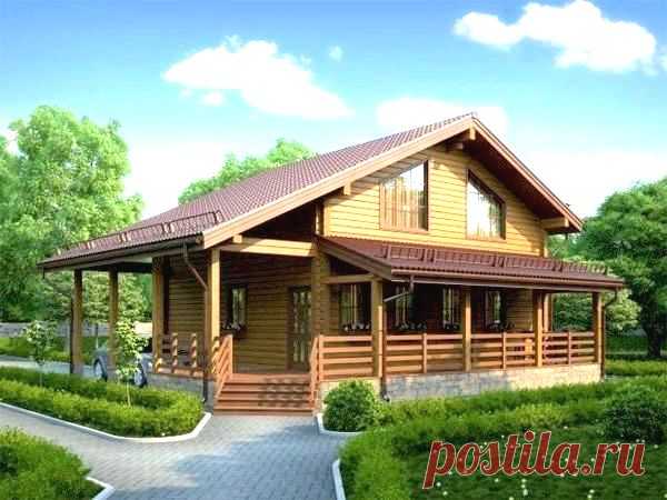 Проекты деревянных домов под ключ из бревна и бруса