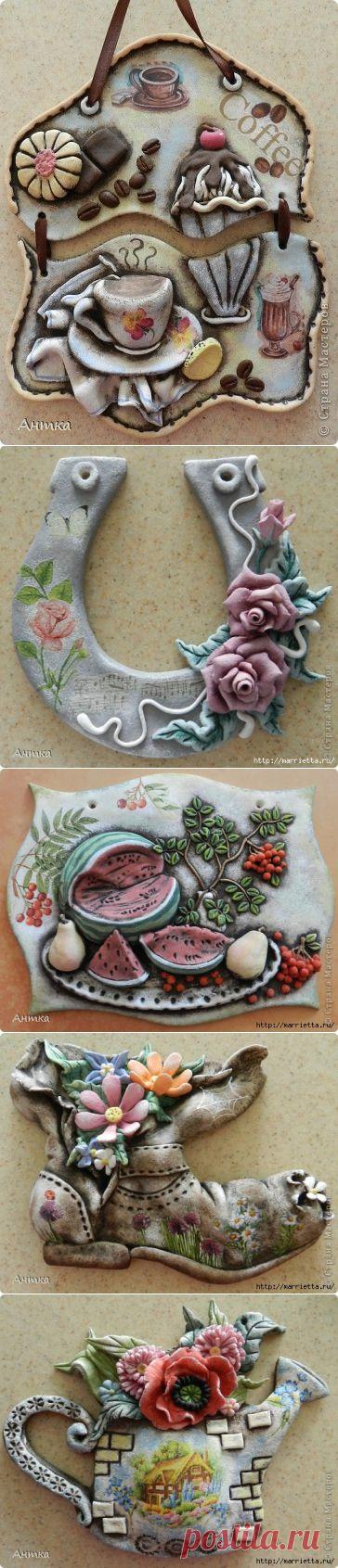 Позитивные мультяшные ПАННО из соленого теста. Мастер-классы.