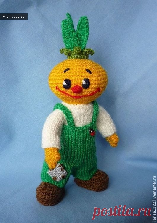 Чиполлино крючком / Вязание игрушек / ProHobby.su | Вязание игрушек спицами и крючком для начинающих, мастер классы, схемы вязания