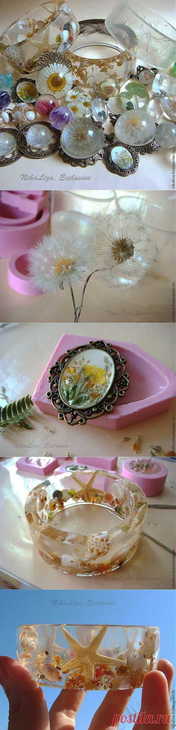 Бижутерия из ювелирной эпоксидки | Самоделкино
