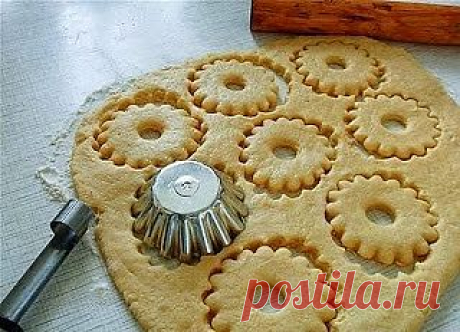 Быстрое песочное тесто для пирогов.