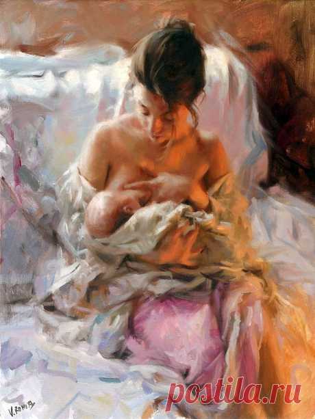 Тема материнства и детства в творчестве Висенте Ромеро Редондо (Vicente Romero Redondo)