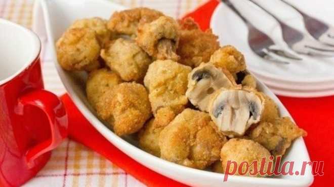 Шампиньоны с хрустящей корочкой - Fav0rit77.ru Предлагаю вкуснейший рецепт шампиньонов с хрустящей корочкой. Они получаются очень нежные, сочные внутри, а корочка приводит в восторг