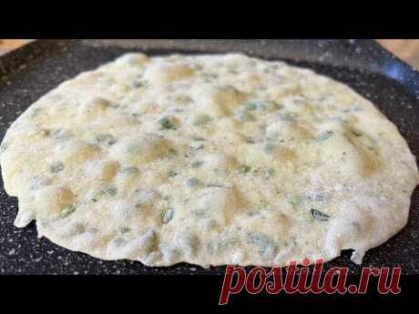 Всего из двух ингредиентов/ Вместо лаваша/ лепёшки на сковороде!