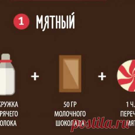 ☕ 10 рецептов горячего шоколада﻿