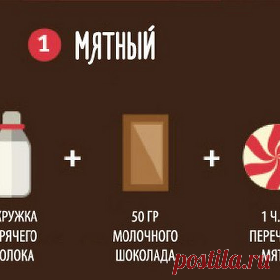 ☕ 10 рецептов горячего шоколада﻿