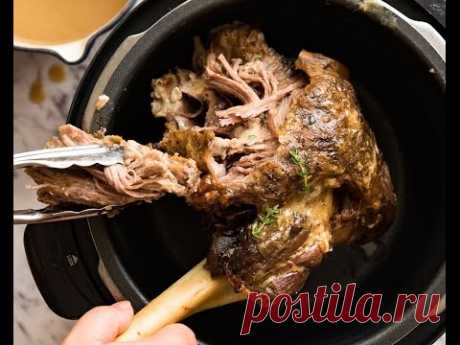 Slow Cooker Roast Lamb Leg