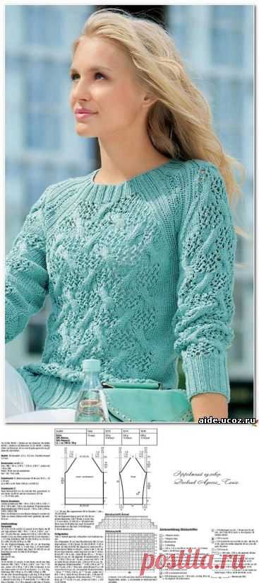 Эффектная туника спицами - Женские вещи - Вязание спицами. - Каталог файлов - Хобби.