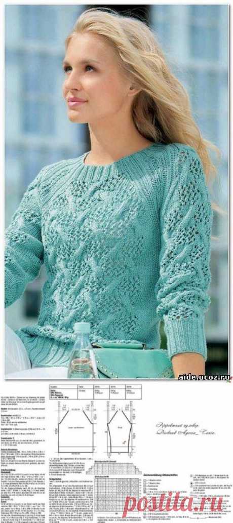 Эффектная туника спицами - Женские вещи - Вязание спицами. - Каталог файлов - Хобби.