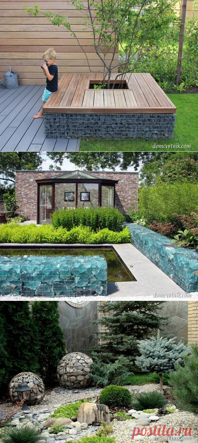 Габион — крутой способ приручить камни на даче | domcvetnik.com