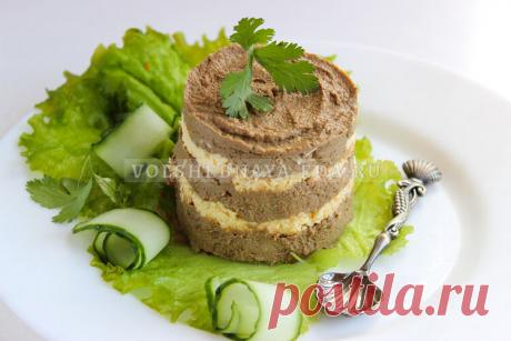 Слоеный паштет из печени с сыром | Волшебная Eда.ру «Полосатый» паштет из куриной печени с сыром и чесноком — в виде слоеных башенок. Пошаговый рецепт с фото, как приготовить закуску в домашних условиях.