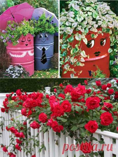 (+1) тема - Цветы на даче, идеи | 6 соток